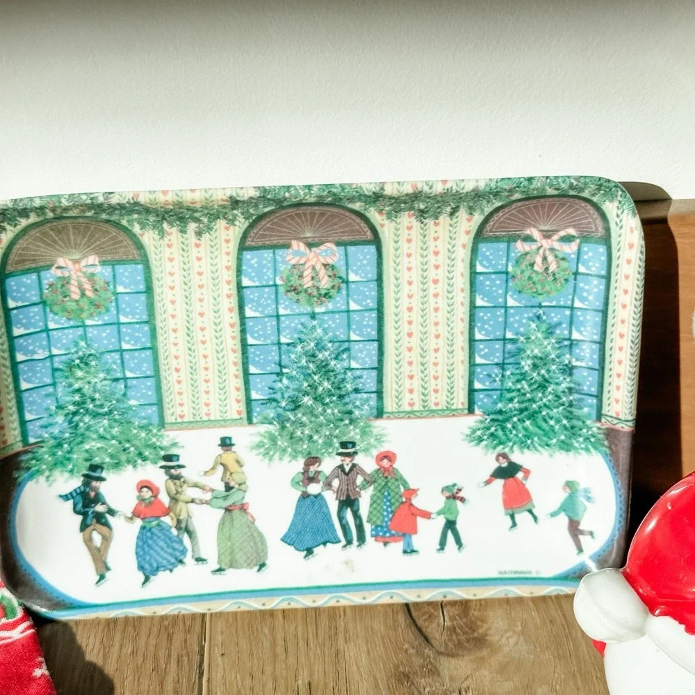 Vintage 1980's Christmas Trinket Lot Granny NOS‎